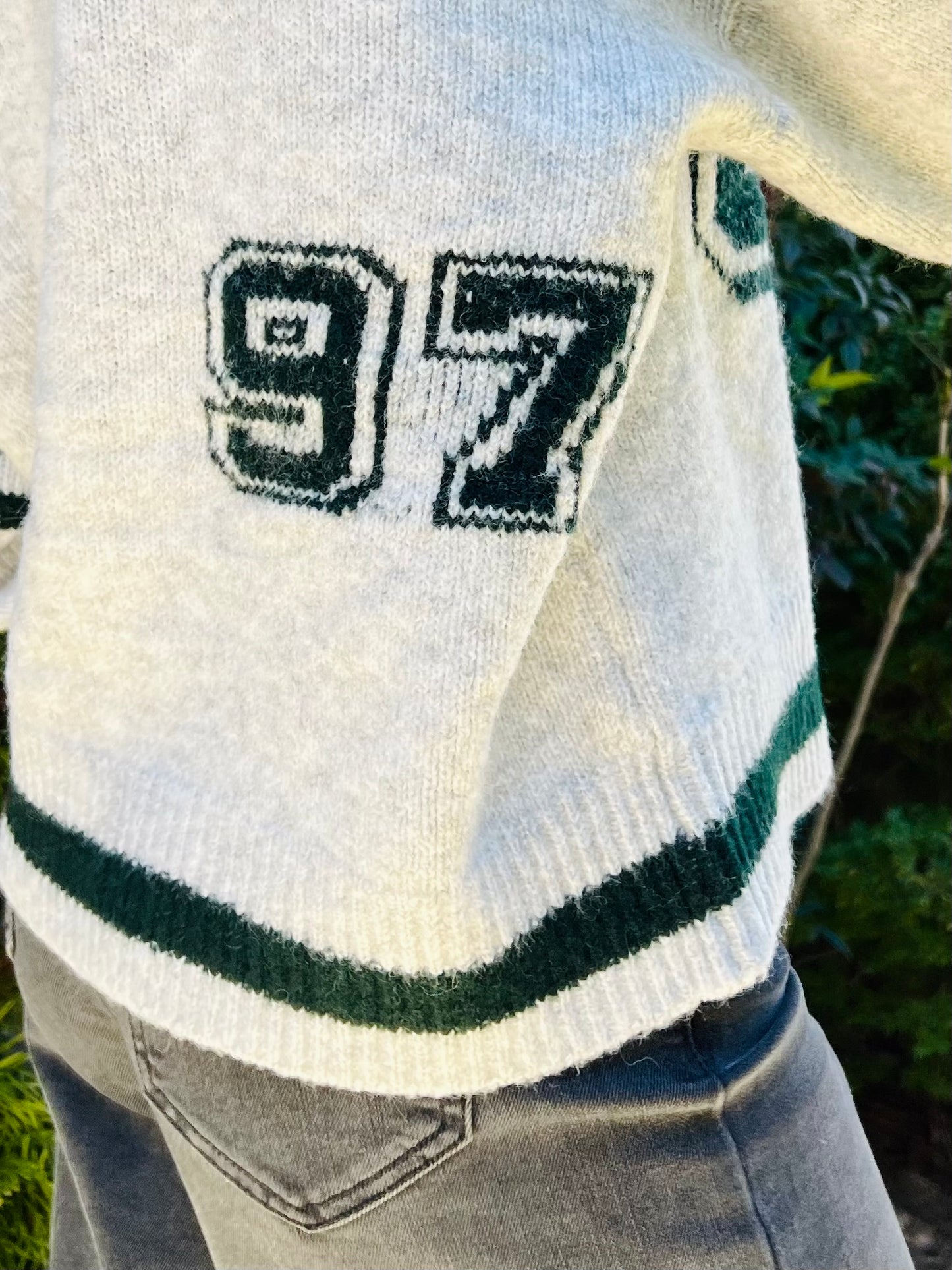 Melange Grey Sweater