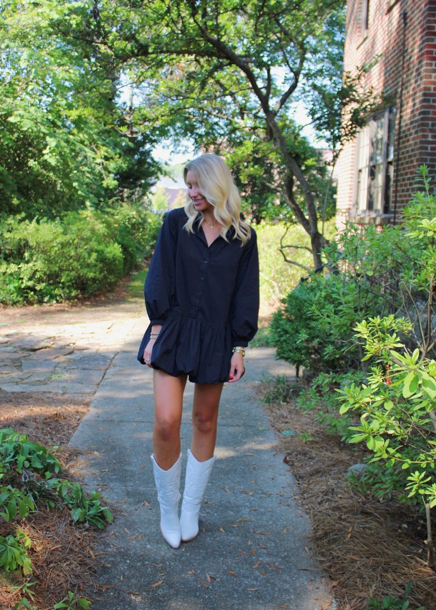 Delaney Bubble Hem Dress