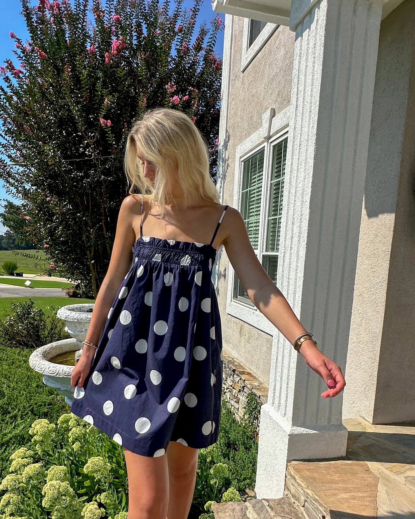 Polka Dot Mini Dress