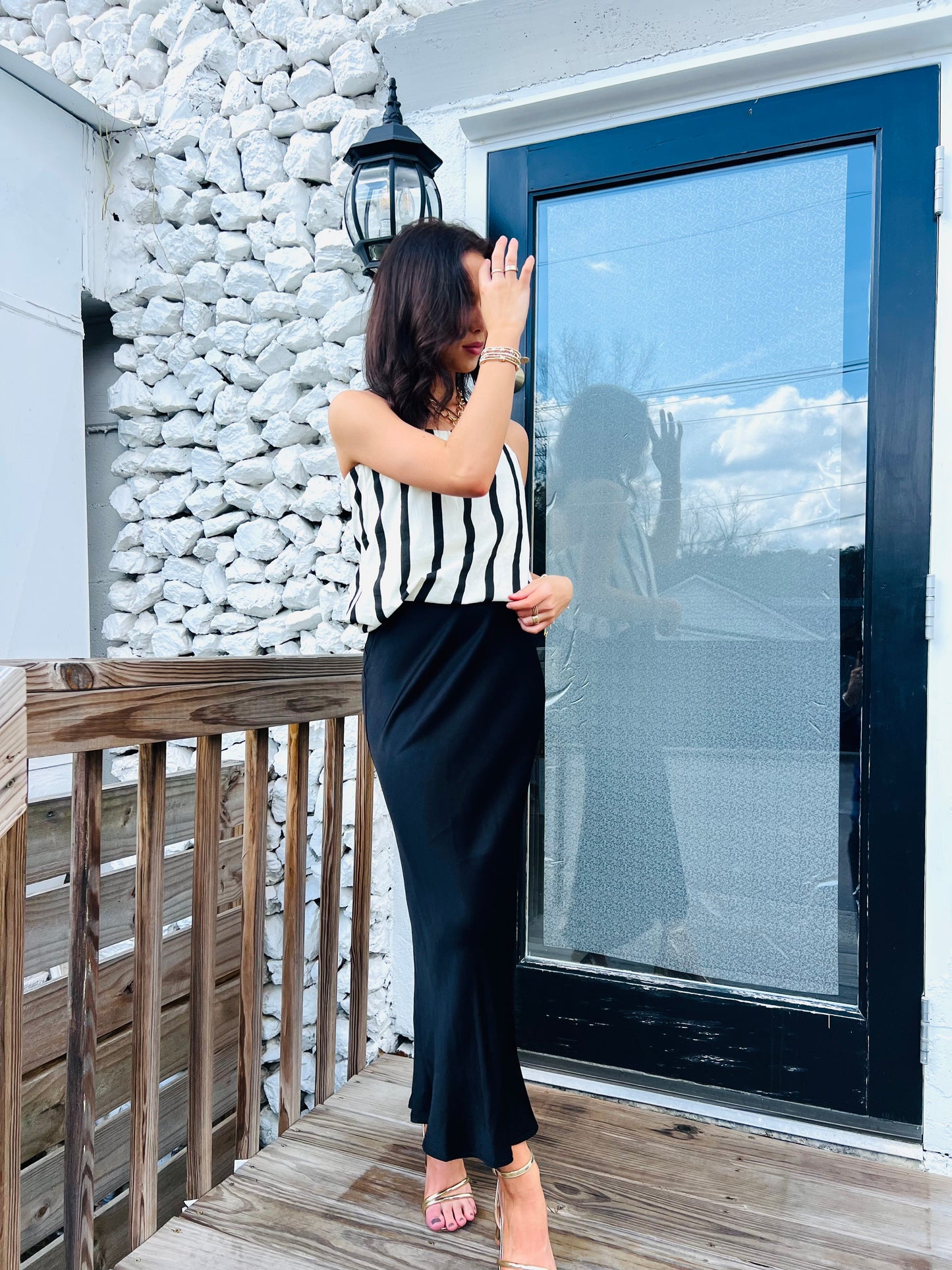 Celine Silk Maxi Skirt