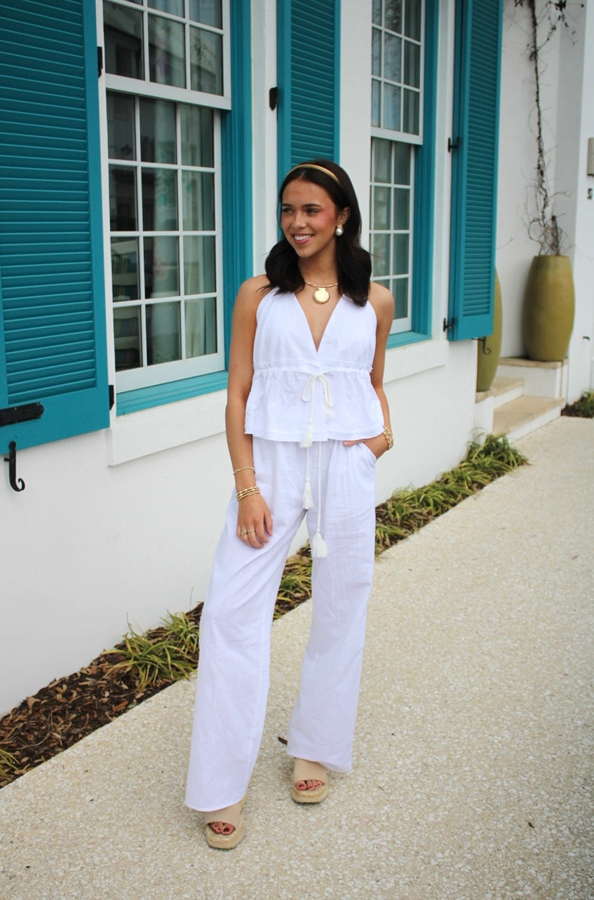 Collins Linen Set - White