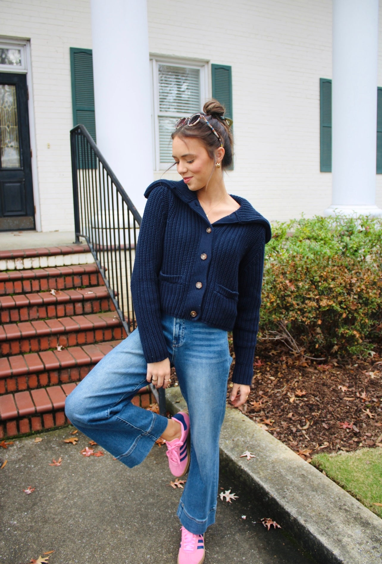 Bella Button Up Knit Sweater