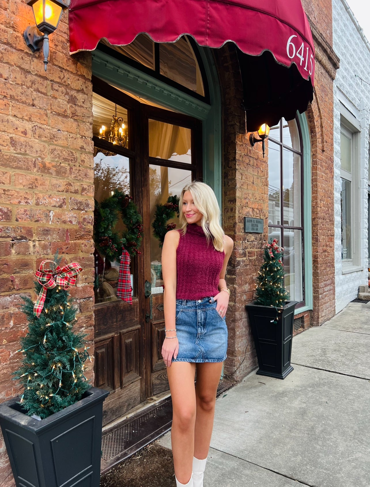 Natalie Turtle Neck Sweater Tank