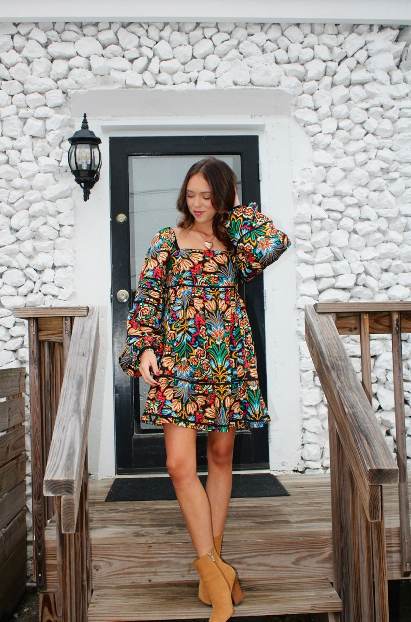 Brielle Printed Dress