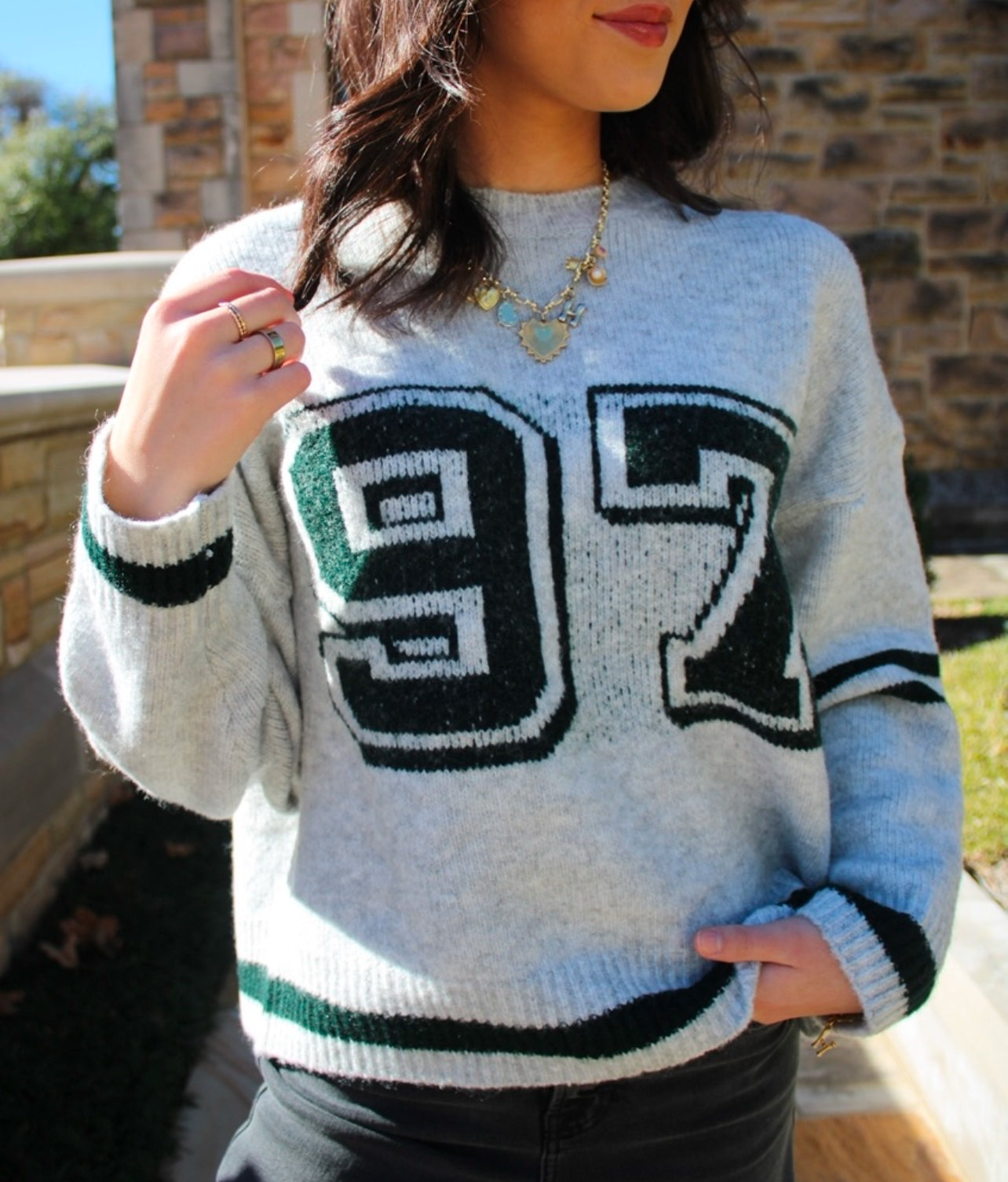 Melange Grey Sweater