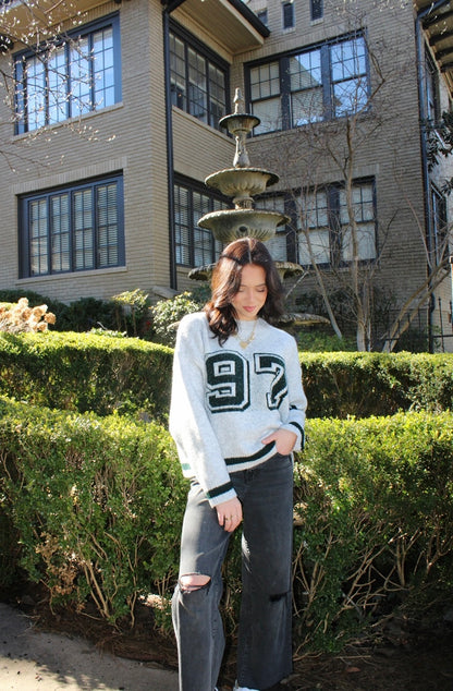 Melange Grey Sweater