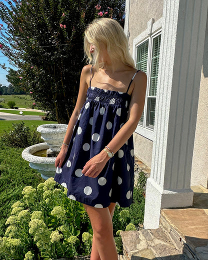 Polka Dot Mini Dress