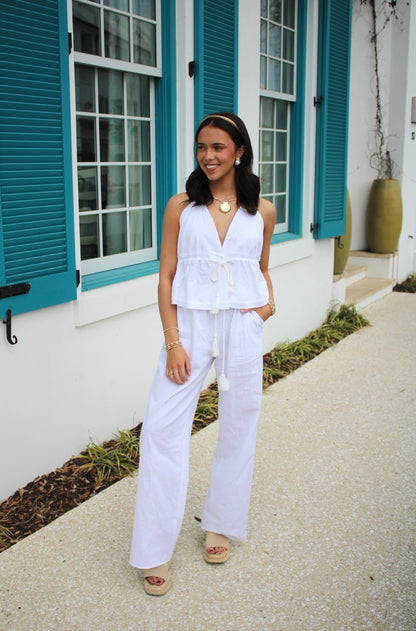 Collins Linen Set - White