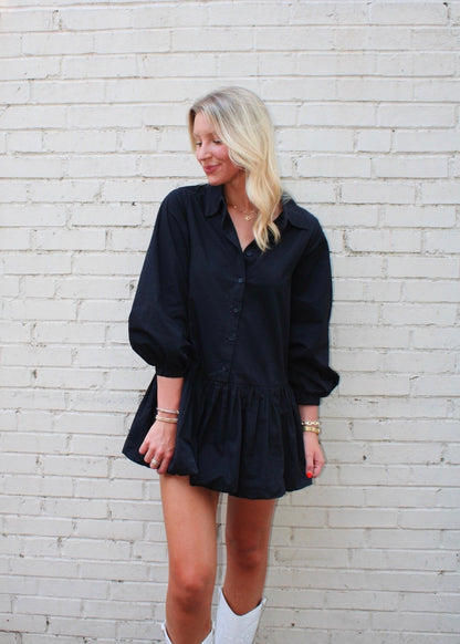 Delaney Bubble Hem Dress